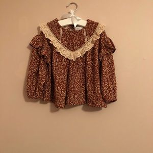 ZARA 18-24M Floral Blouse